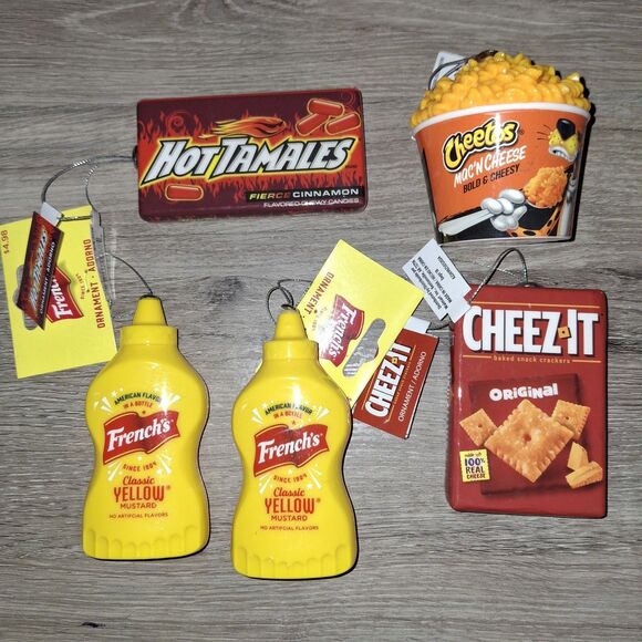 Ruz Food Ornament Lot of 5 Collection NWT!! - Picture 2 of 5